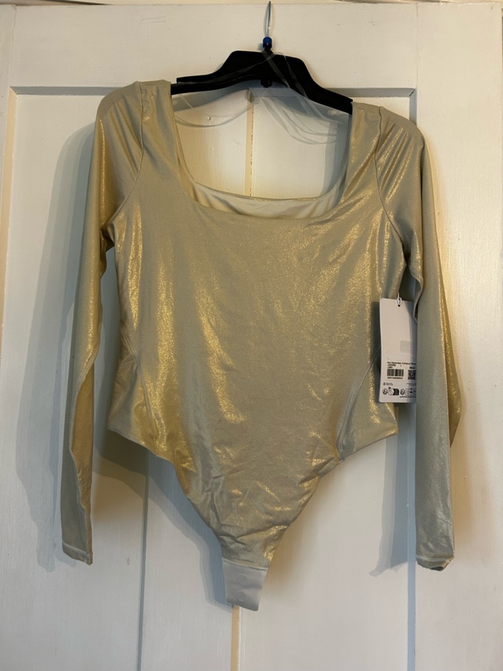 Lululemon Athletica Metallic Gray Shapewear Bodysuit